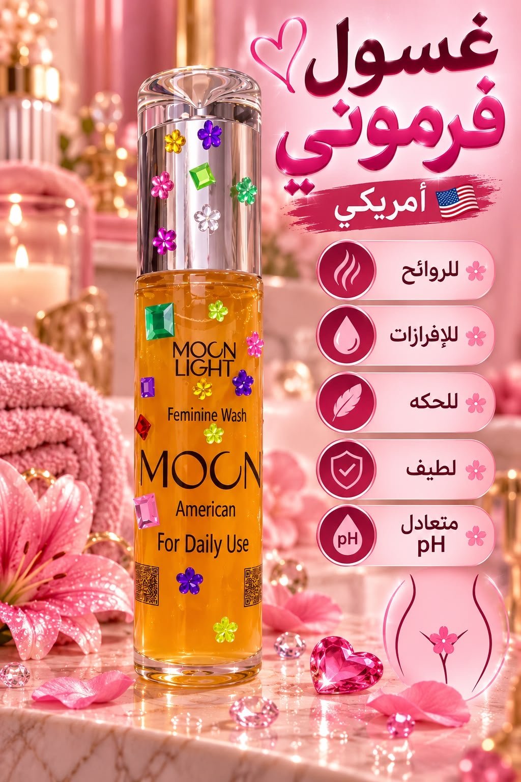 70e2c731-acec-415c-aa42-26c4a8deb1fc Moon American Cleanser - غسول مون الامريكي للاستخدام اليومي - Image 1