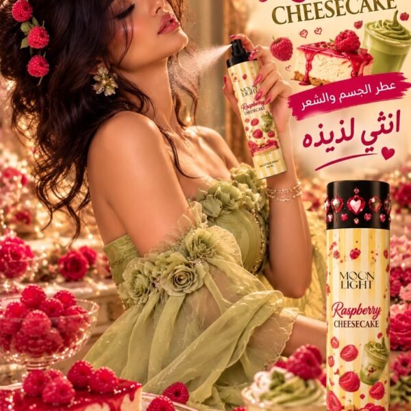 عطر للشعر والجسم Cheese Cake ( Raspberry)